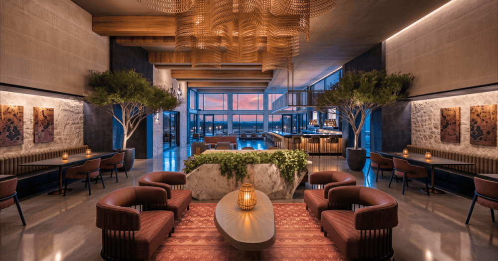 club pool deck rendering
