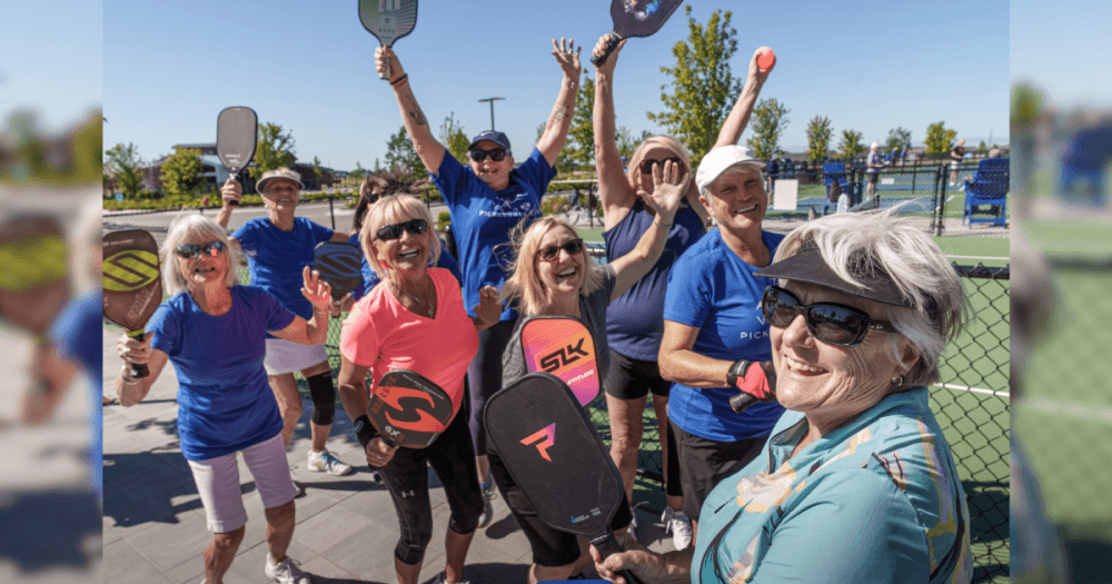 group pickleball photo