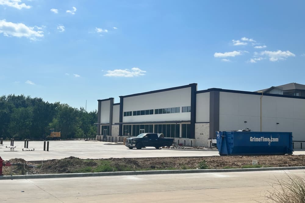 Gas station, convenience store under construction off East Old Settlers Boulevard in Round Rock