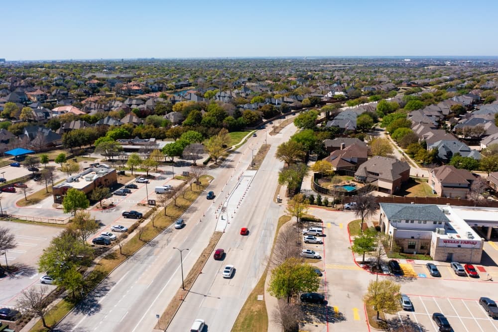 Stonebridge Drive extension, Lebanon Road widening: See 5 DFW transportation projects