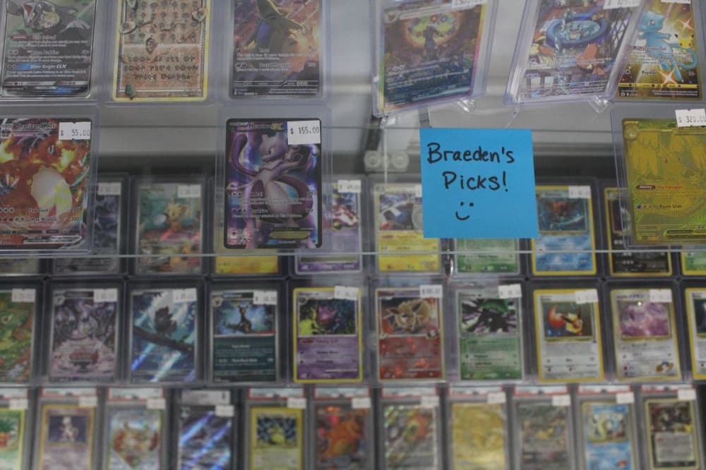 Card Gurus holds Pokémon and Magic: The Gathering tournaments, and trade nights bring in crowds of 100 people. (Jillian Nachtigal/Community Impact)