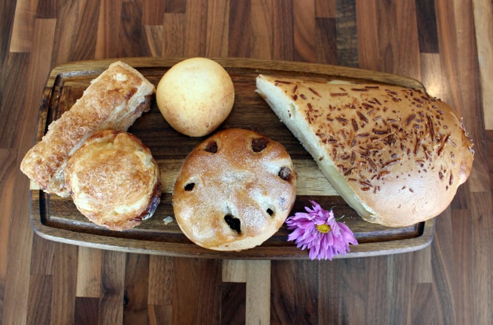Tray of pastries