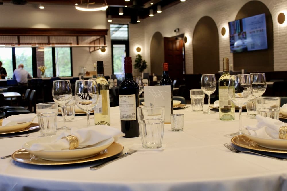 inside a restaurant