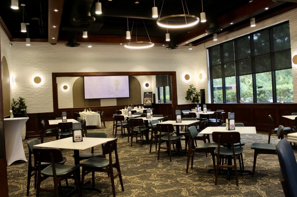 inside a restaurant