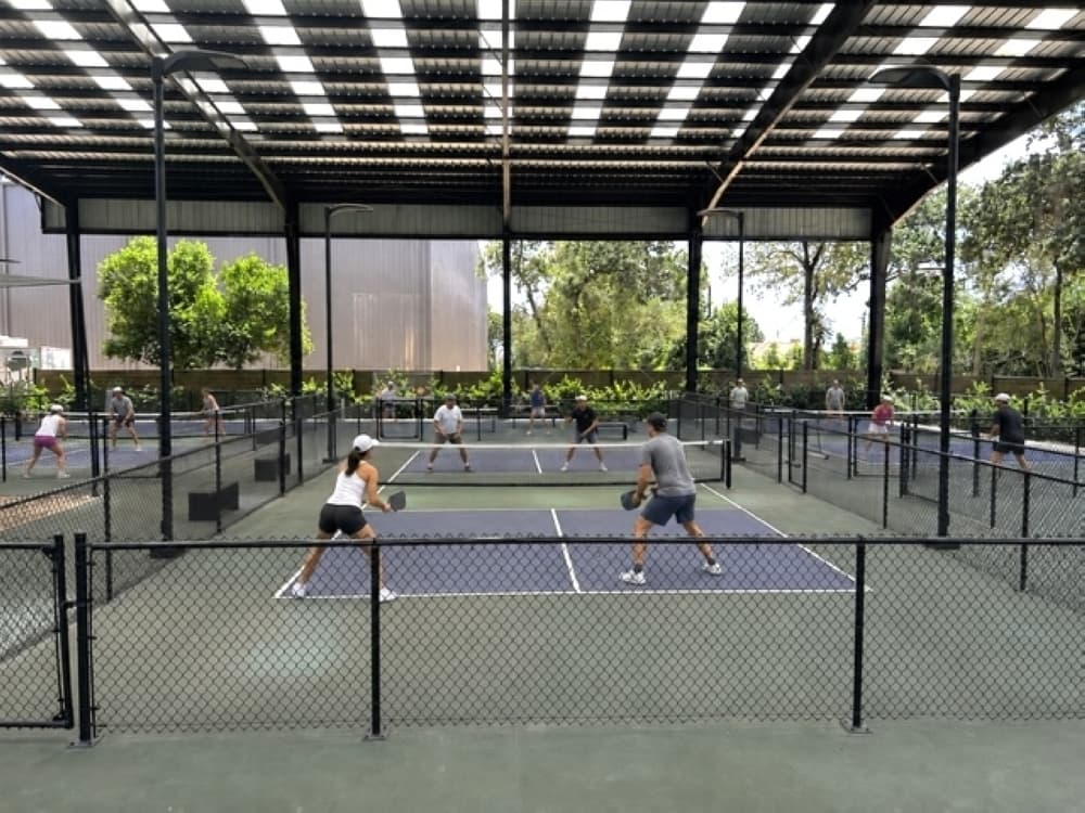 pickleball players