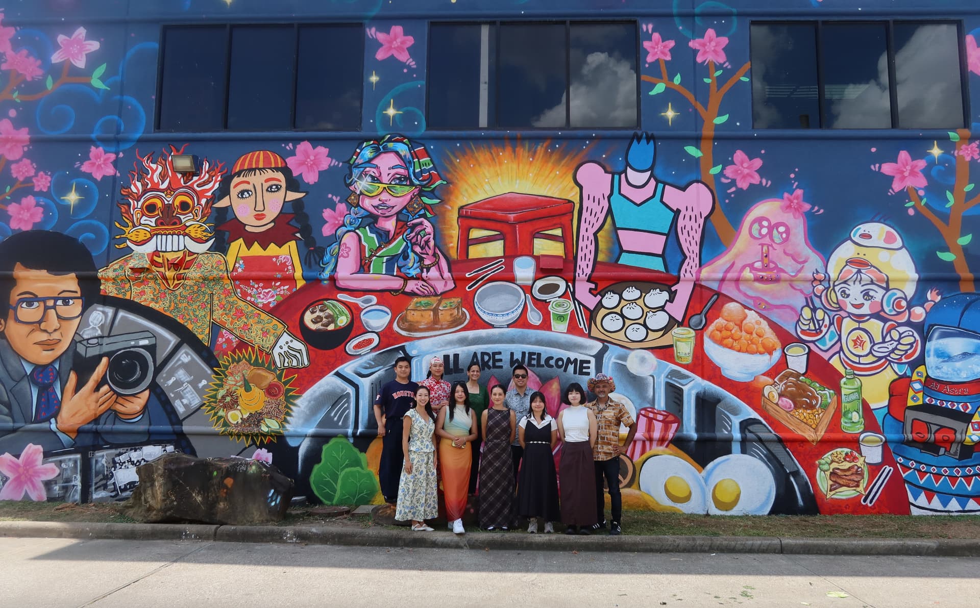 Taiwanese-Houston artist program unveils bigger picture with ‘communal’ mural on Bellaire Boulevard