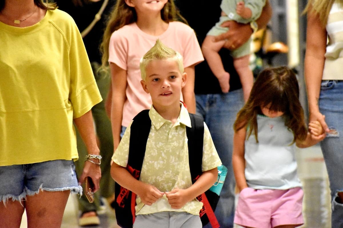 student walking 