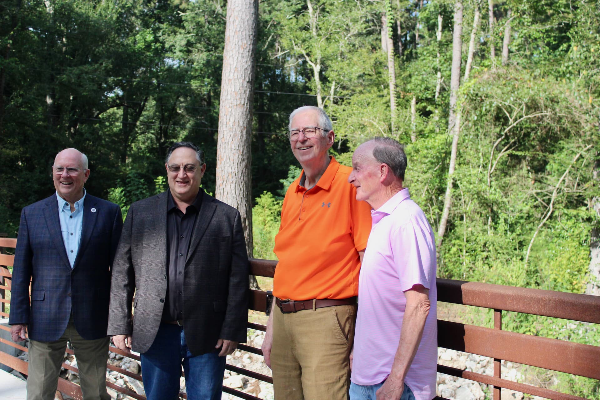 Bear Branch Trail Association dedicates Kingwood-area bridge to community flood mitigation activist