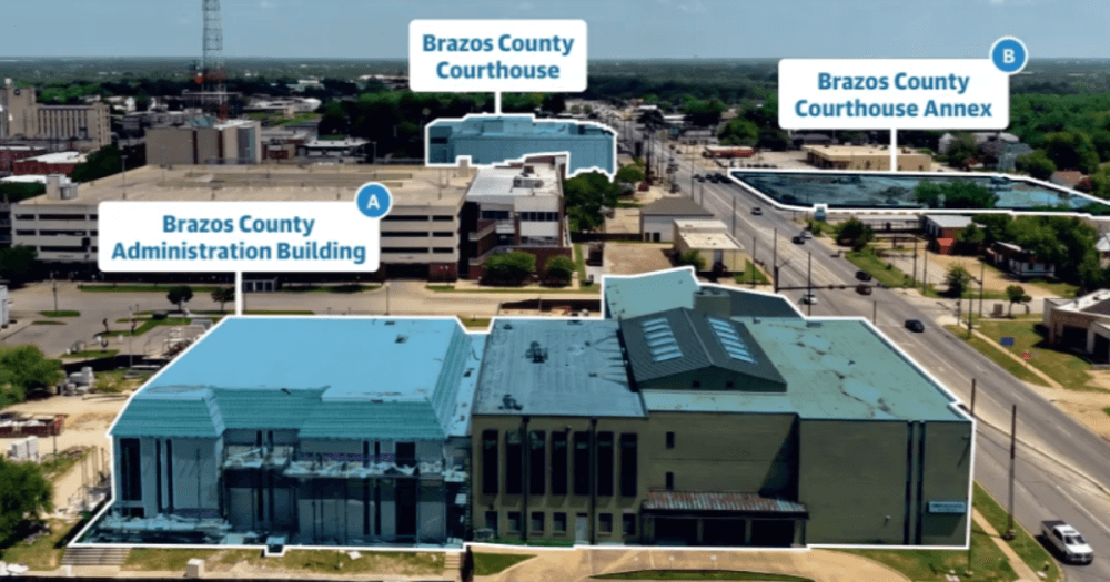 Brazos County is simultaneously reshaping how it delivers government services through three major capital projects worth millions. These are investments county leaders say are designed to accommodate rapid growth, modernize aging facilities and relieve a building that has long outgrown its original purpose. (Open View Productions, Jesus Verastegui/Community Impact)