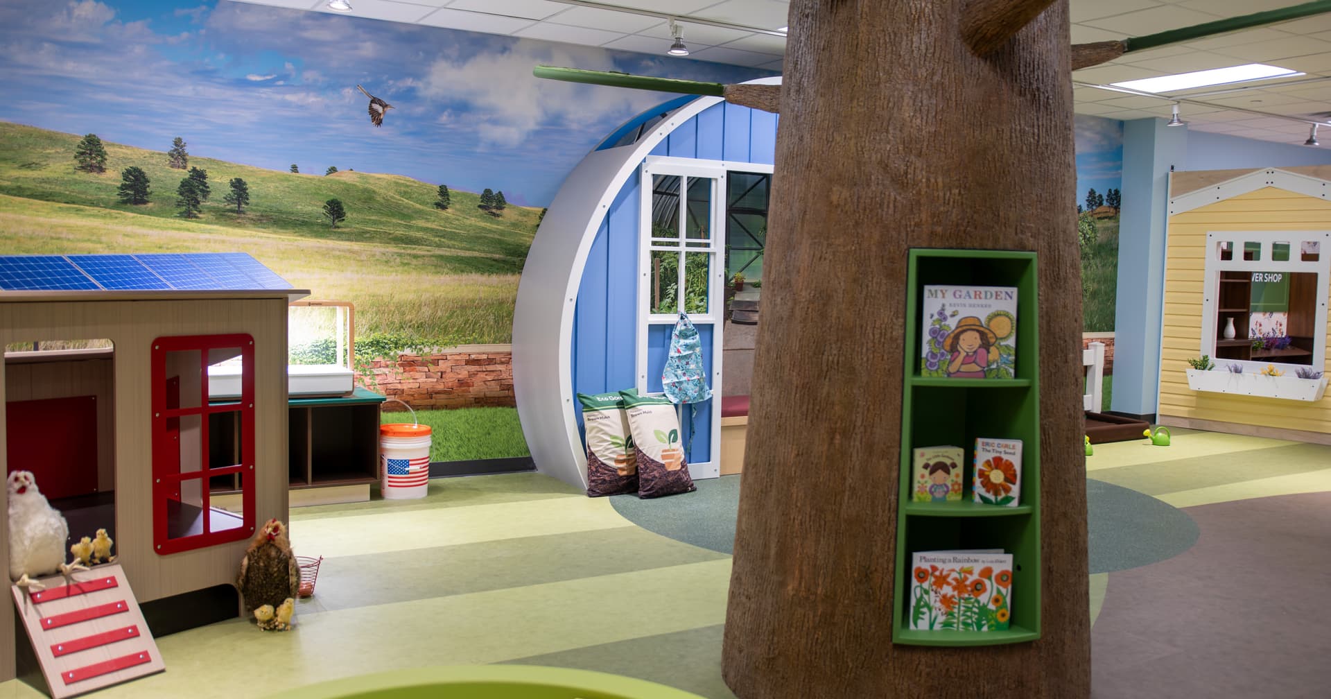 Image of another experiential learning room at Anderson Early Childhood School. 