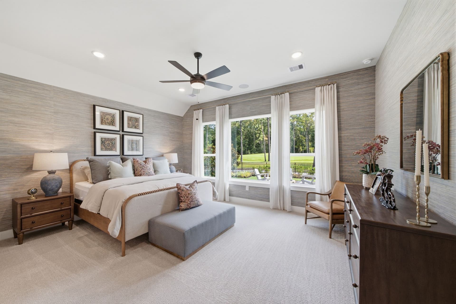 The Daisy floor plan features three bedrooms and three bathrooms. (Courtesy Caldwell Homes)