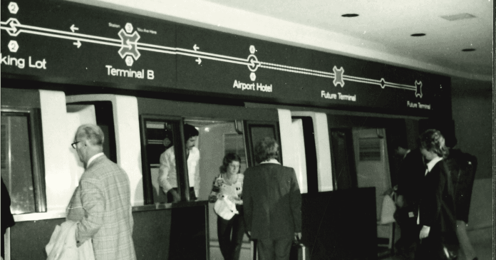 Disney-built subway at George Bush Intercontinental Airport celebrates 45 years of service