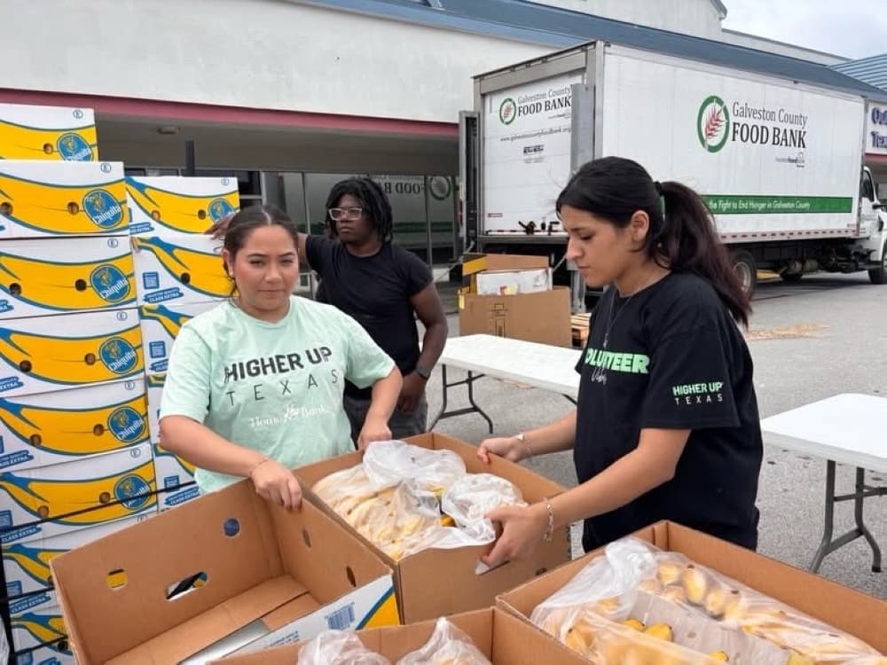 Volunteering is a key component of Higher Up Texas' programing. (Courtesy Higher Up Texas)