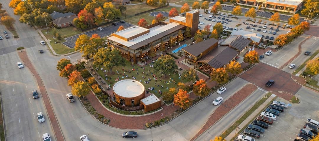 aerial Rendering of the project