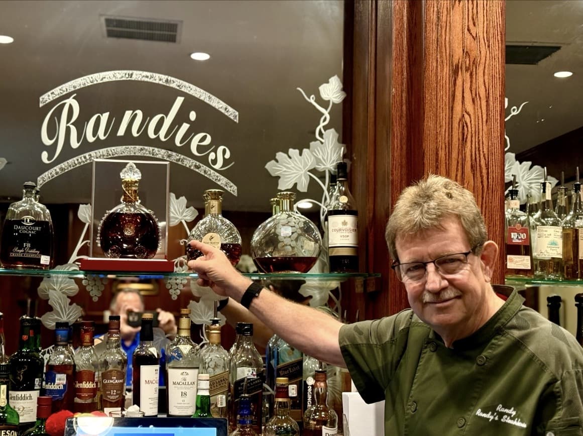 Randy's Steakhouse owner Randy Burks opened his restaurant in 1992, transforming a Civil War era home into a Rail District destination. (Courtesy Randy Burks) 