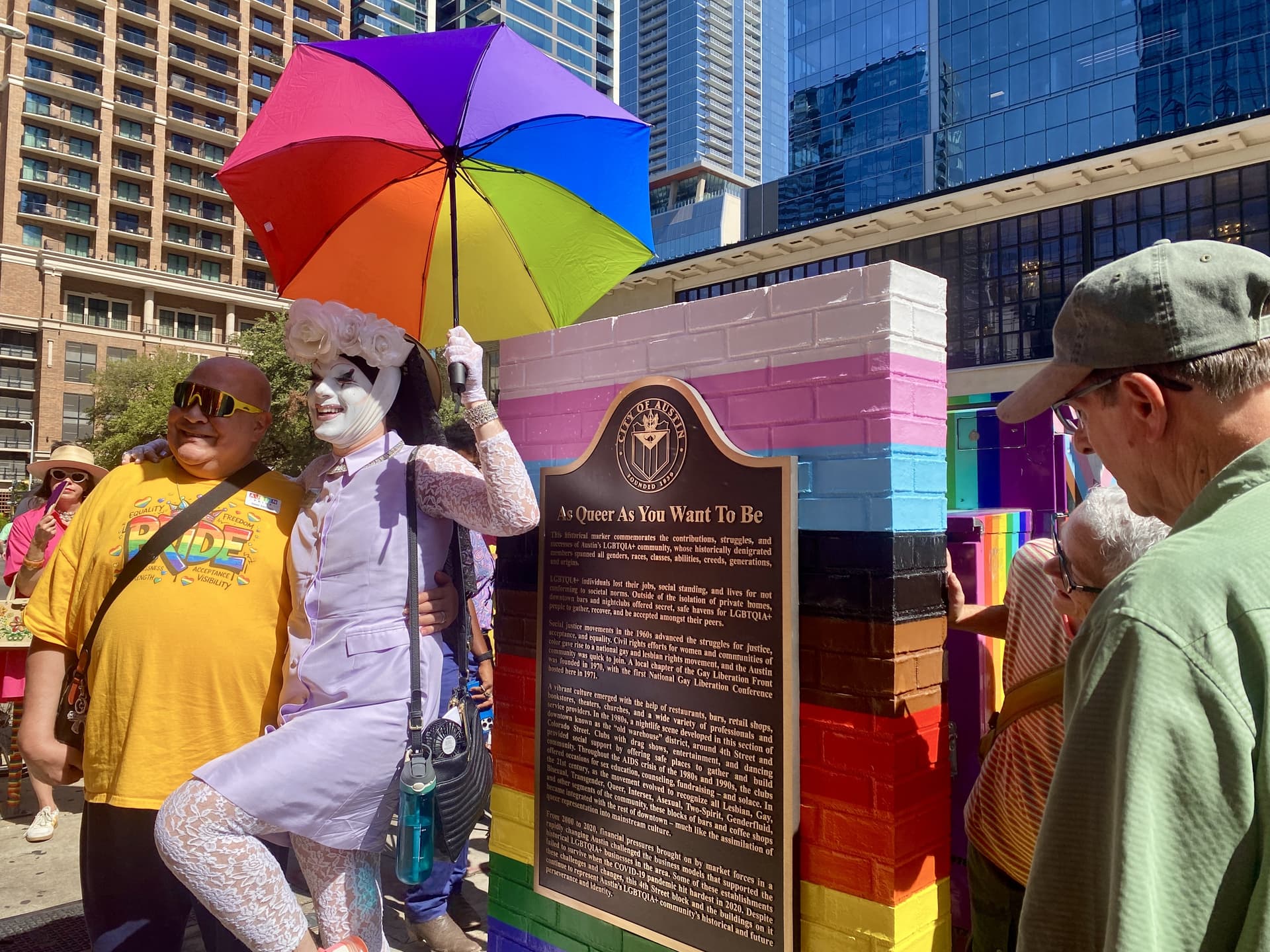 City of Austin hosts dedication ceremony for downtown LGBTQ+ Historical Marker
