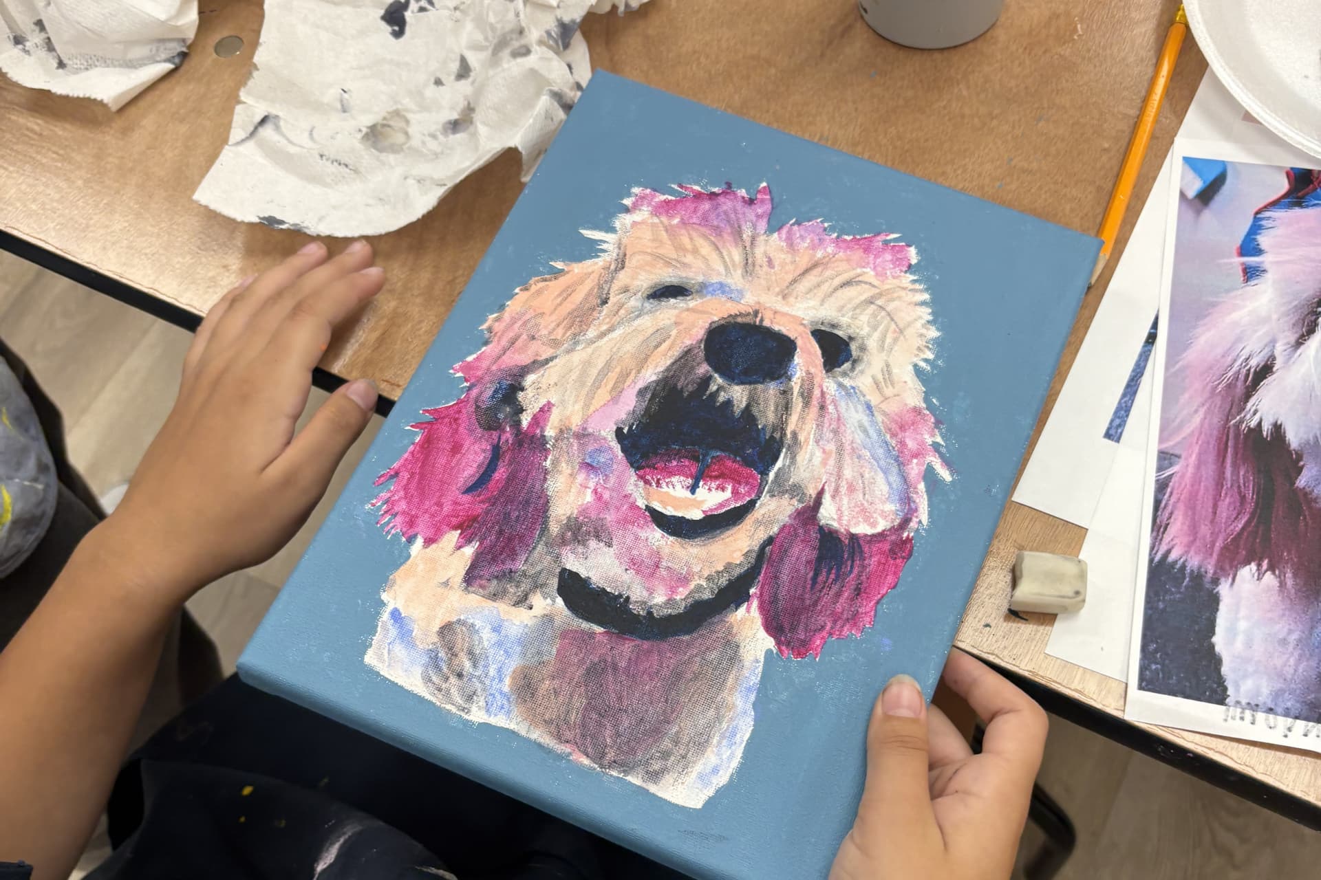 Katy Art School offers painting classes in which children can express themselves. (Courtesy Katy Art School)