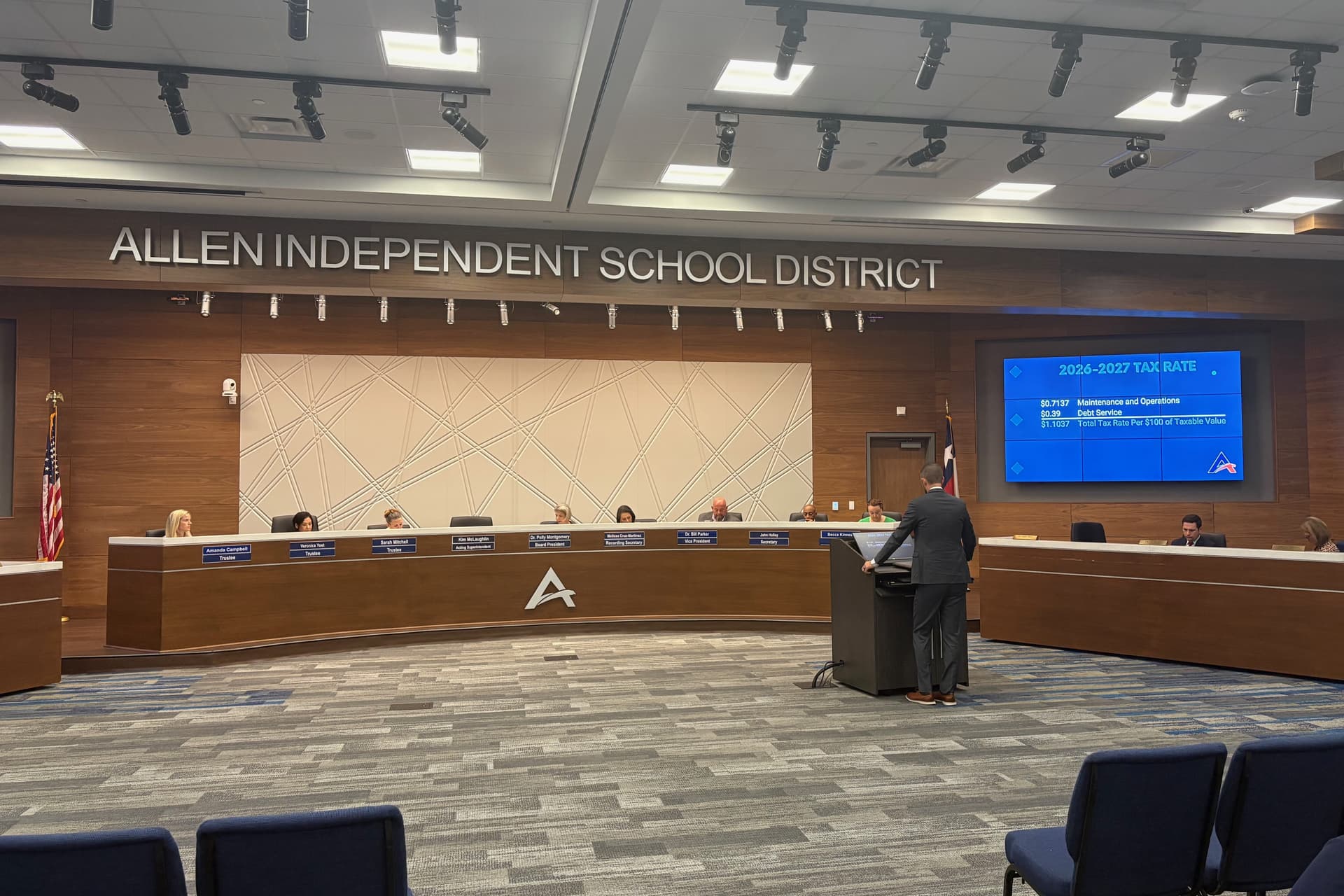 Allen ISD officials approve 2-cent decrease for 2026-27 property tax rate