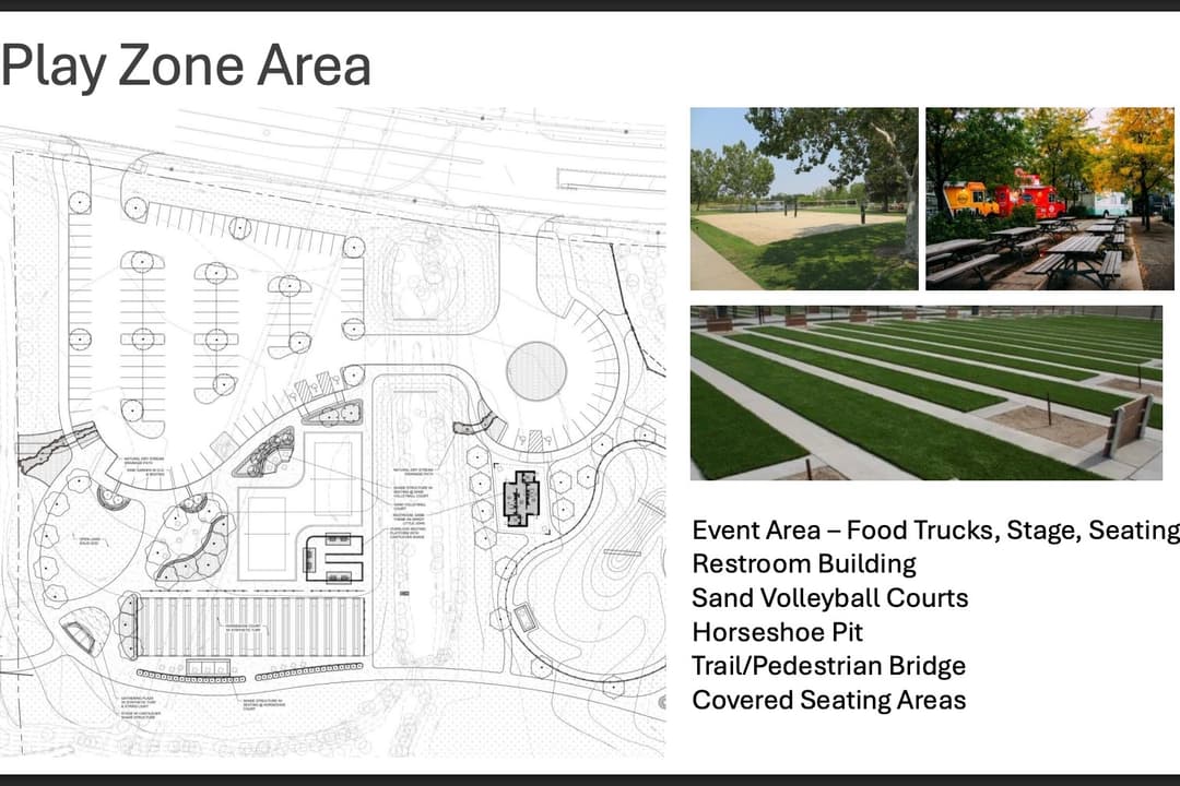 Image of the Play Zone site plan