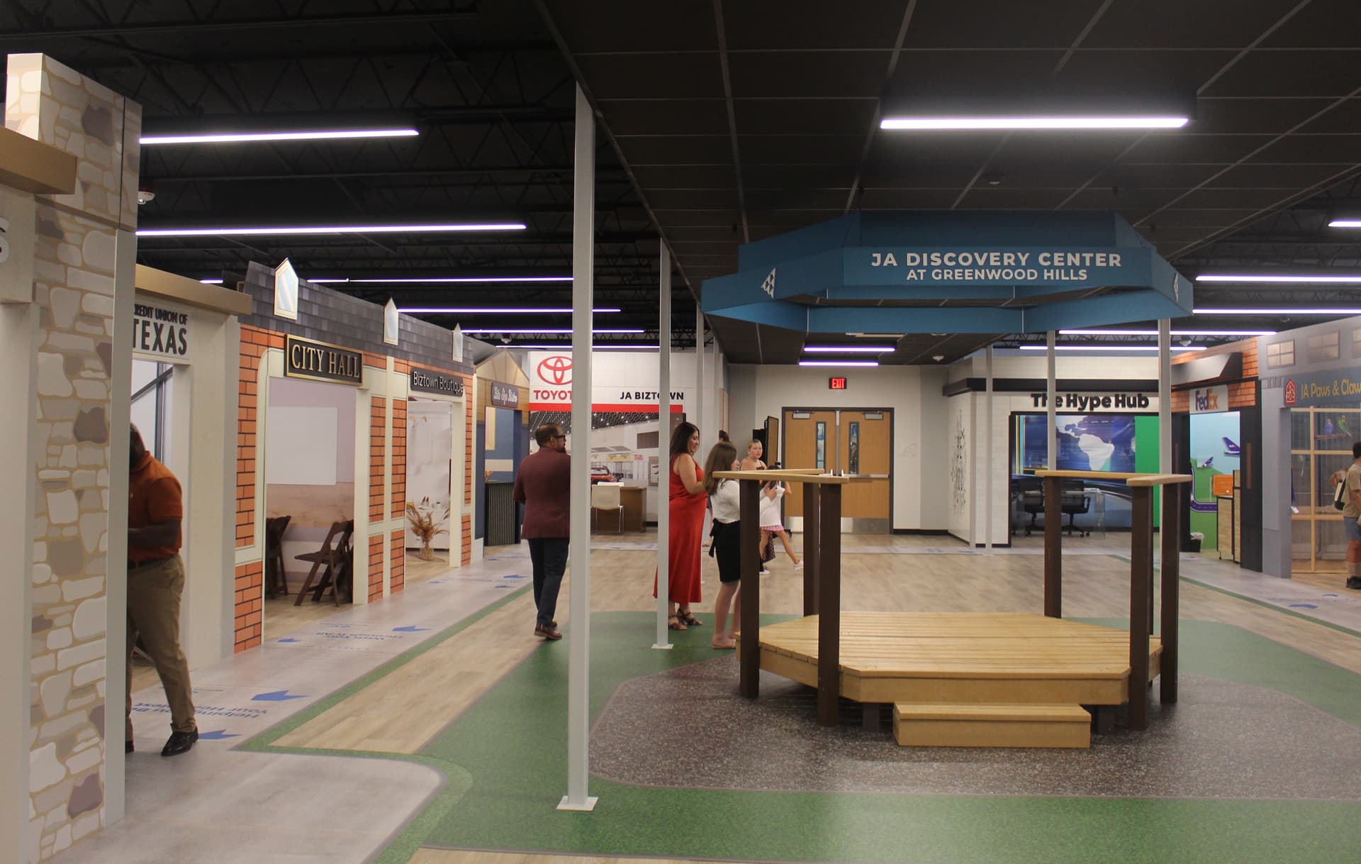 JA Biztown will offer business finance programming for fifth graders as they take on roles in the interactive town. (Isabella Zeff/Community Impact)