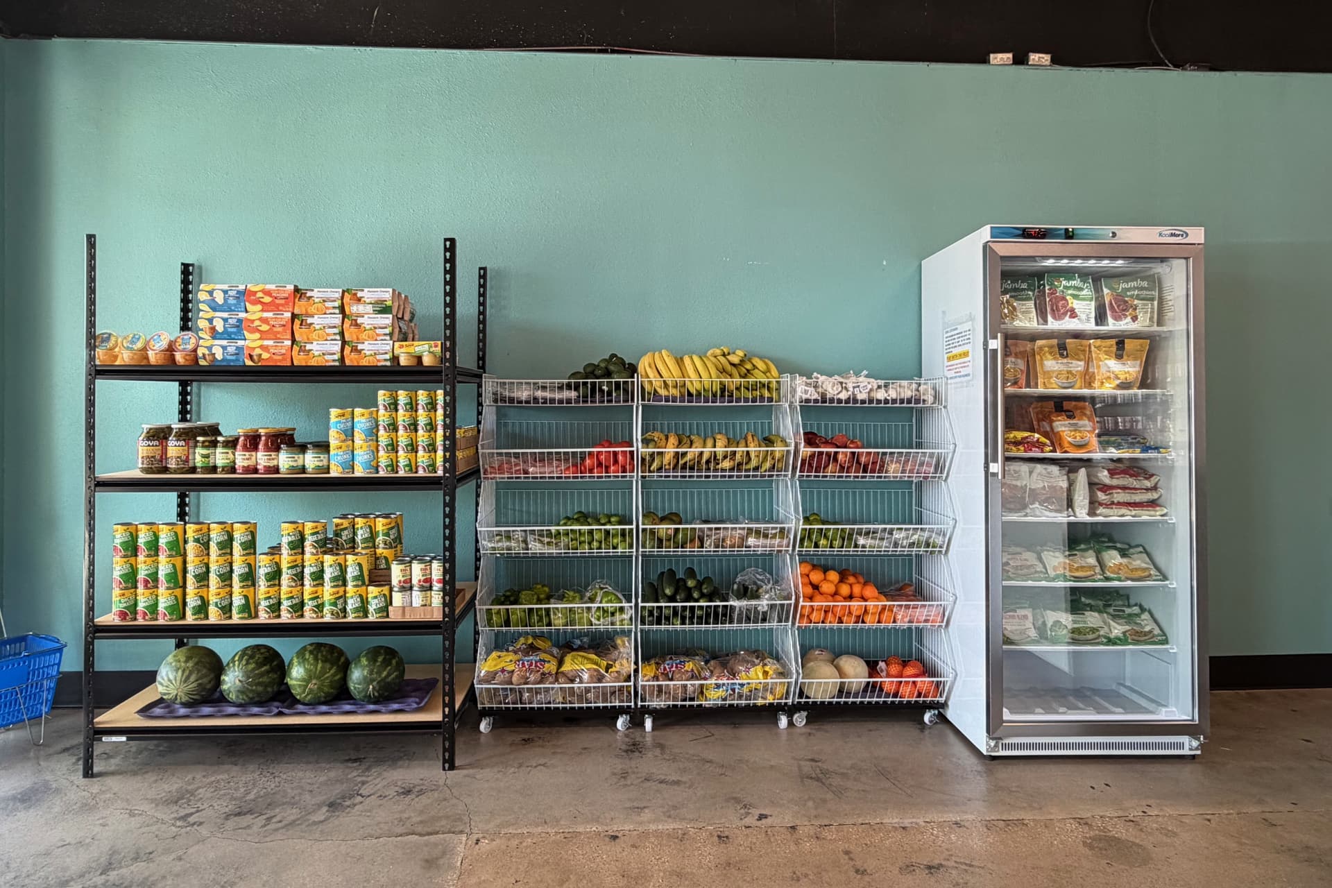 The new Denton Grocery Services North store will be similar to how the Lewisville store, pictured here, operates. Store features include counter service, products behind counters and store associates who do the shopping for the customers, while the customer selects their produce. (Courtesy Grocery Services North)