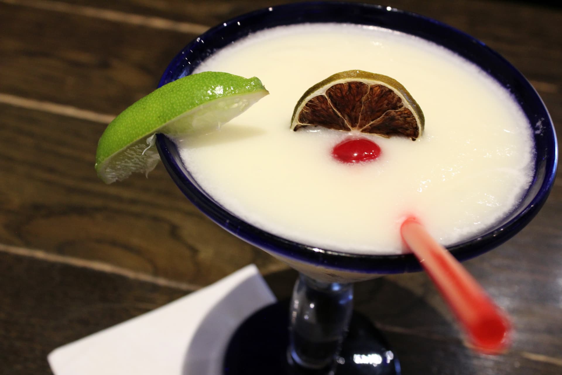 A coconut margarita is one of many frozen beverage flavor options at Anna’s Mexican Grill.