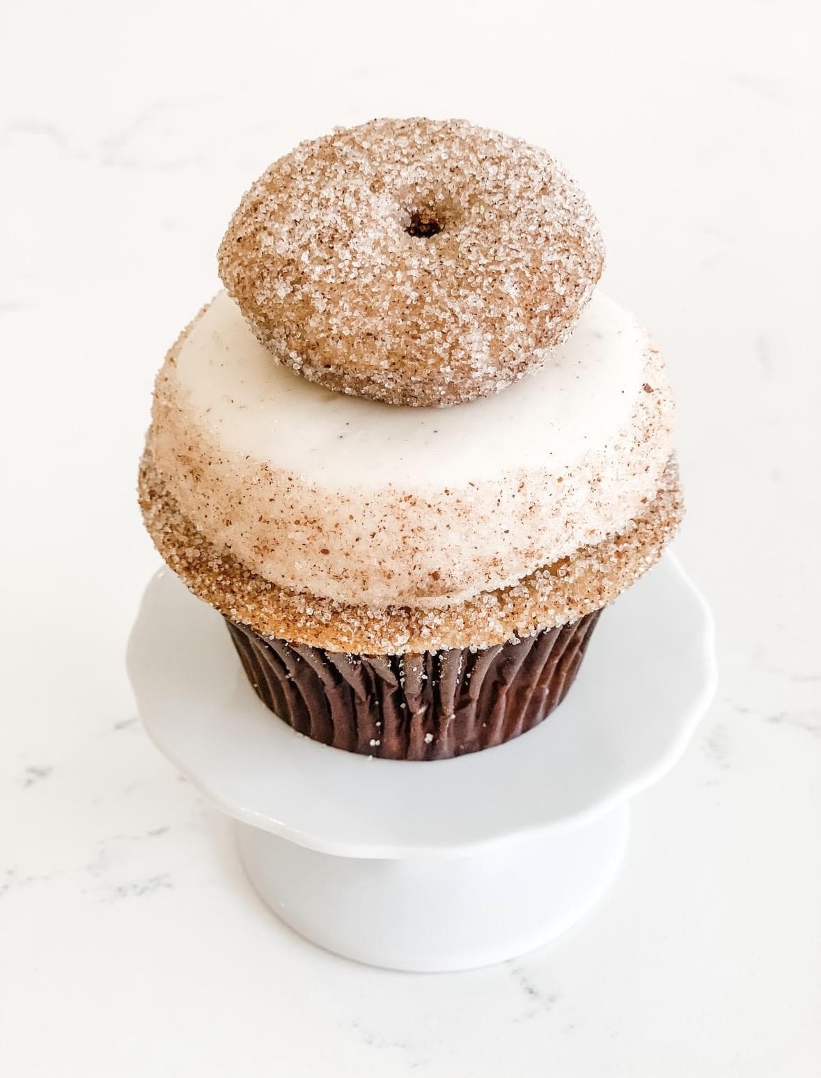 The bakery will feature apple cider donut cupcakes as part of its fall menu.(Courtesy Rise Cupcakes)