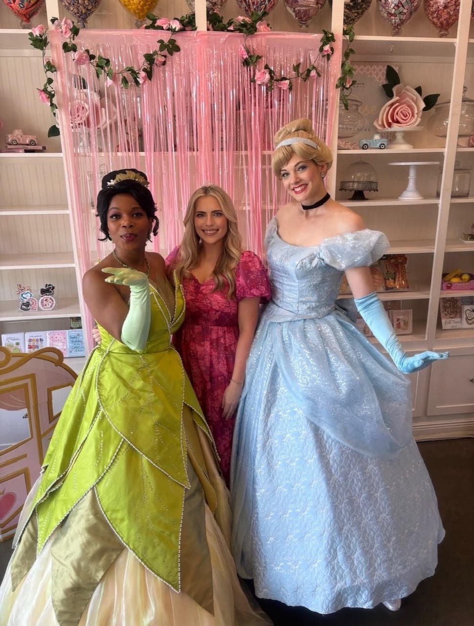 The bakery recently hosted a princess day featuring Cinderella and Tiana. (Courtesy Rise Cupcakes)