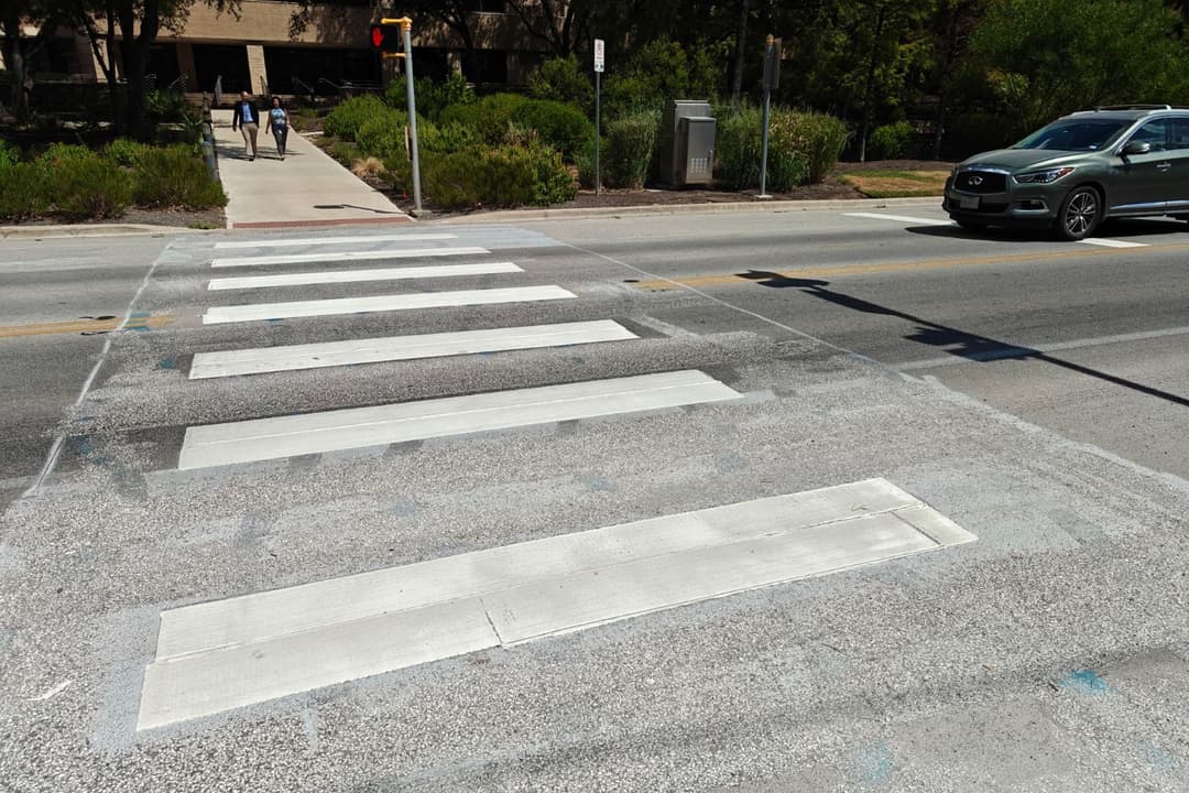 Lake Austin crosswalk