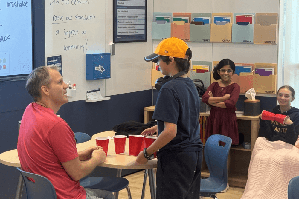Class sizes are kept small, with The Woodlands location accepting a maximum of 65 students and the school already reaching enrollment of more than 50 students. (Kara Willis/Community Impact)