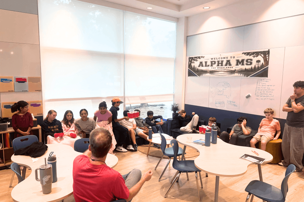 Based in Austin, Texas, The Alpha School has campuses across the country, including one in The Woodlands that recently opened in the fall of this year. (Kara Willis/Community Impact)