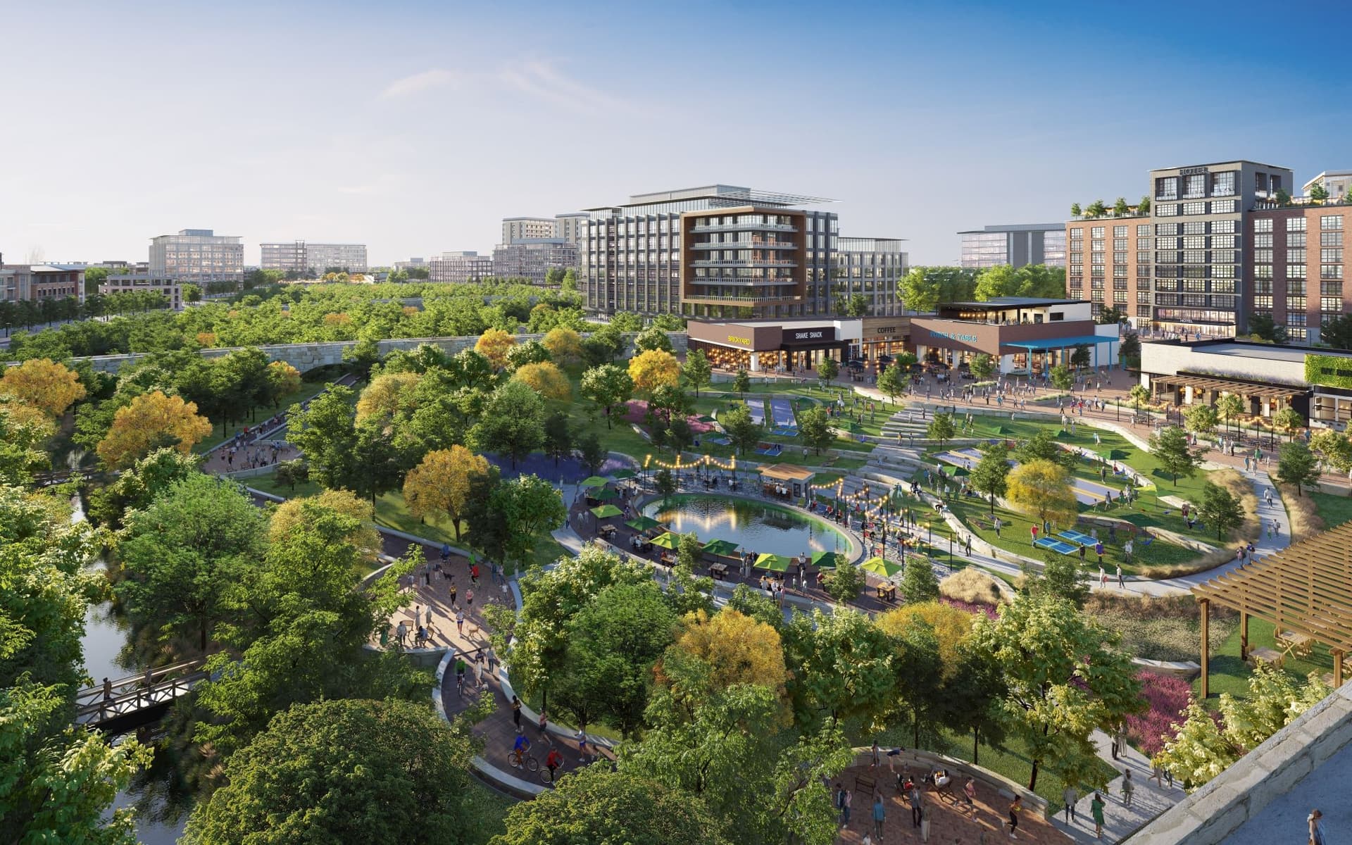 a rendering of the development
