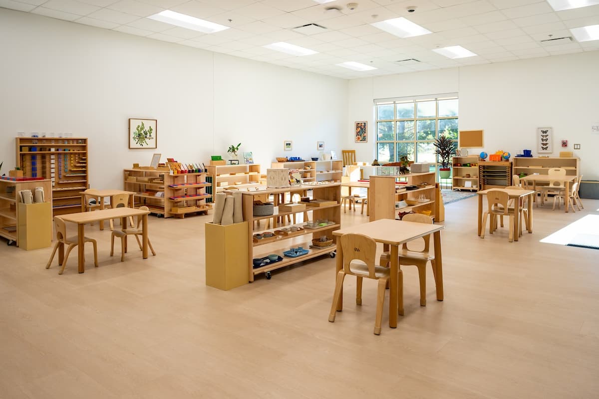 Bezos Academy Denton will be able to hold 120 students across six classrooms. (Courtesy Erik Palos/Texas Woman’s University)