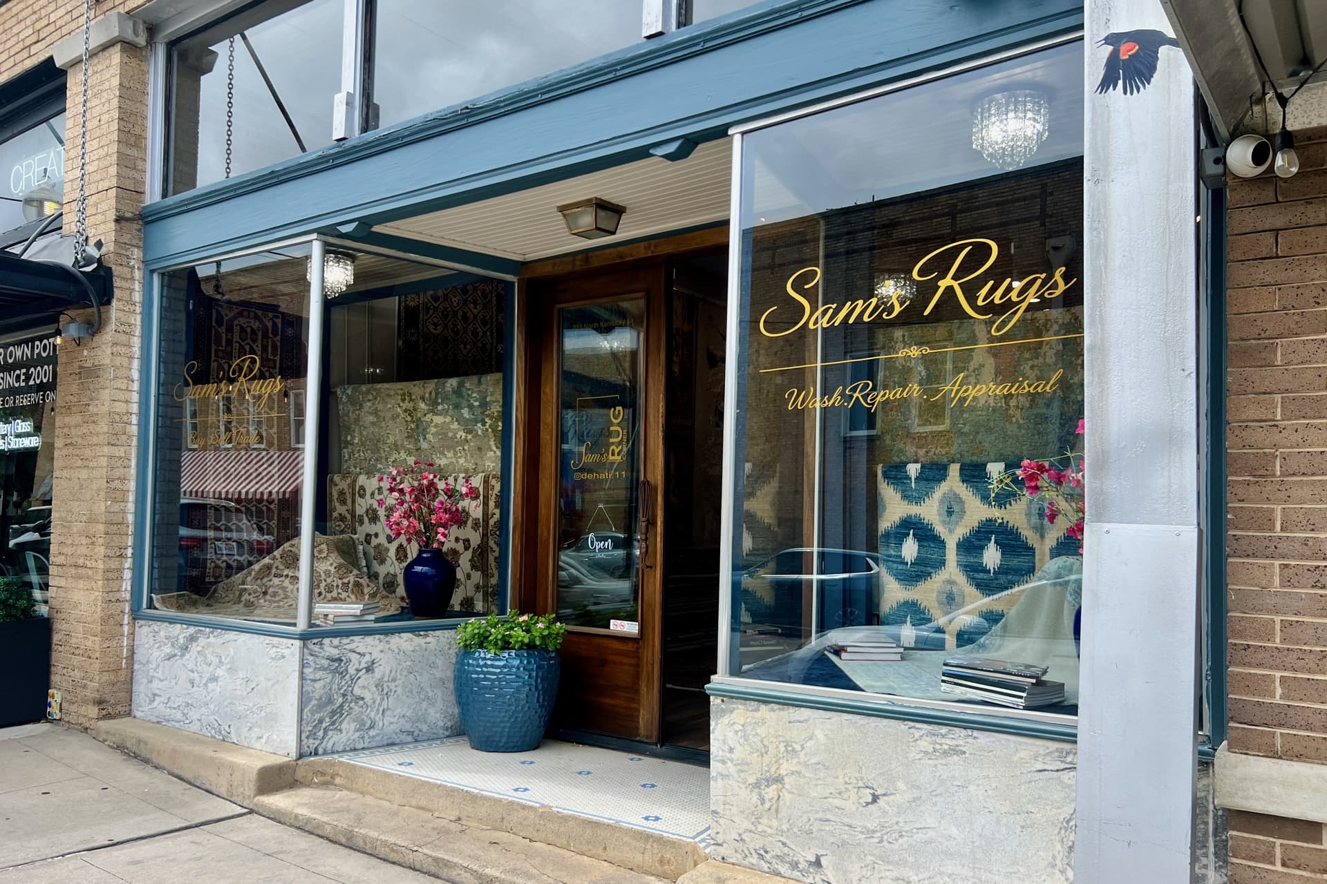 Storefront for Sam's Rug Corner