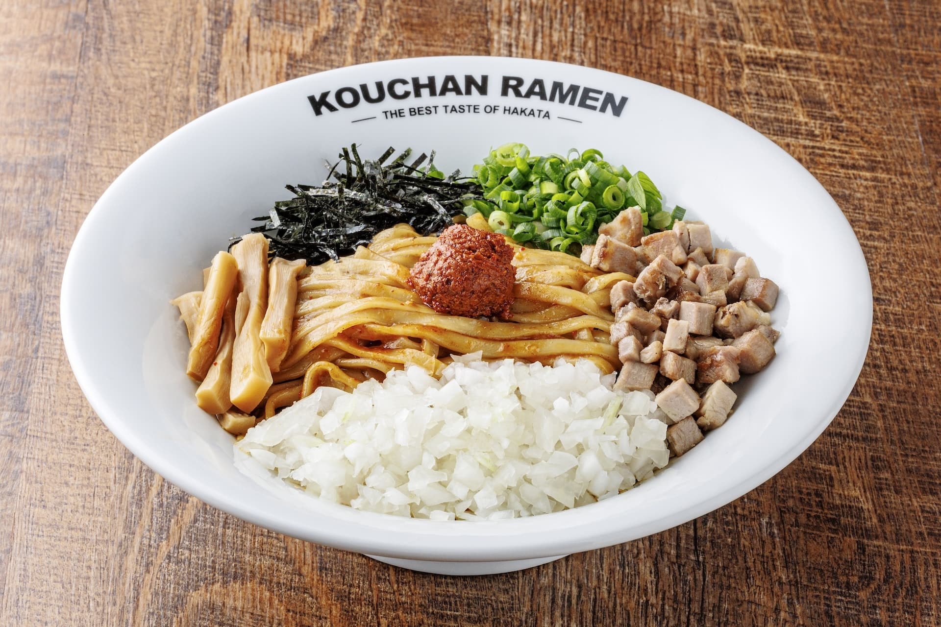 Kouchan Ramen will offer a brothless noodle dish known as Mazemen, which comes with braised bork and dried and fermented bamboo shoots. (Courtesy of Kouchan Ramen)