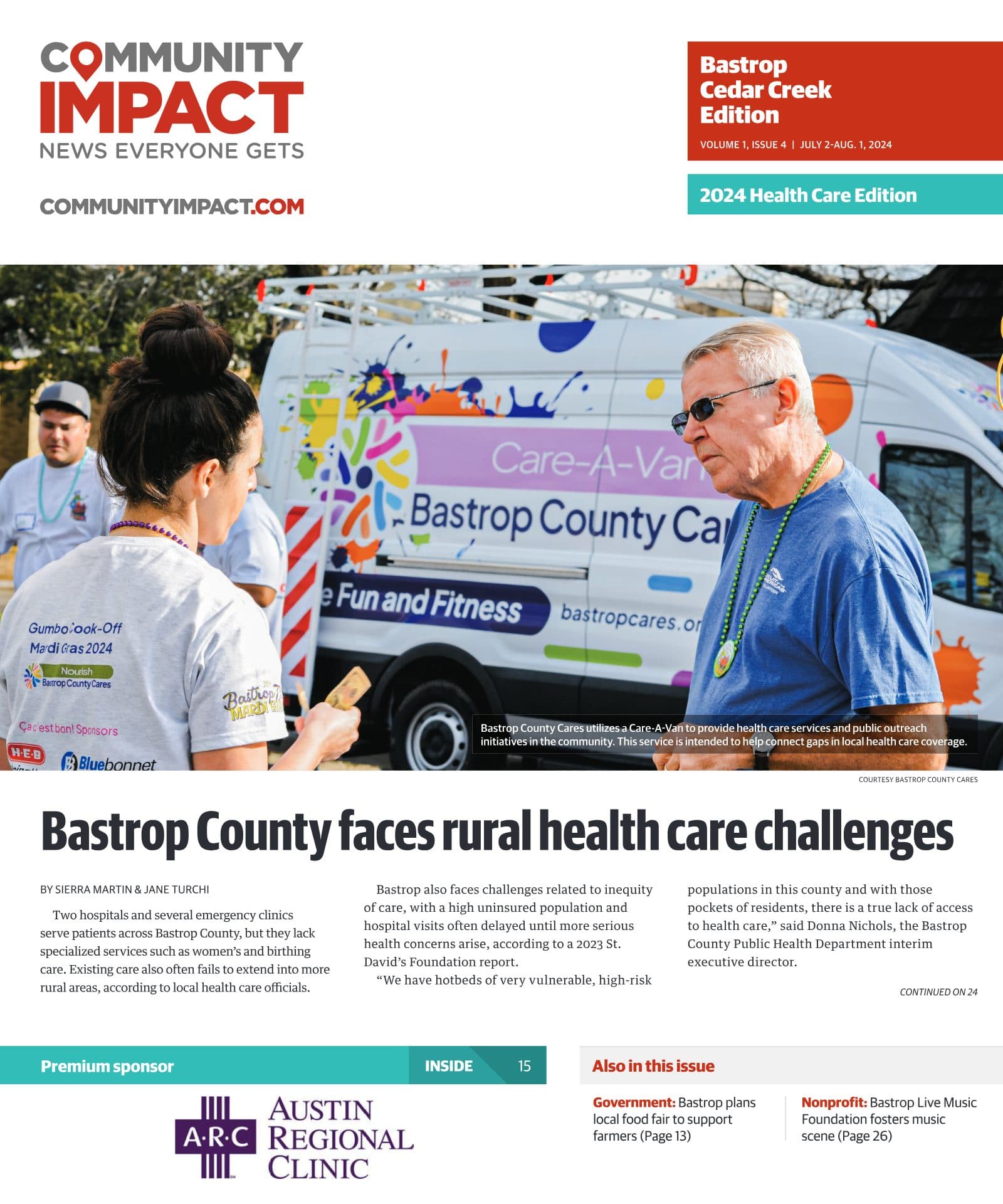 Bastrop - Cedar Creek cover — June 2024