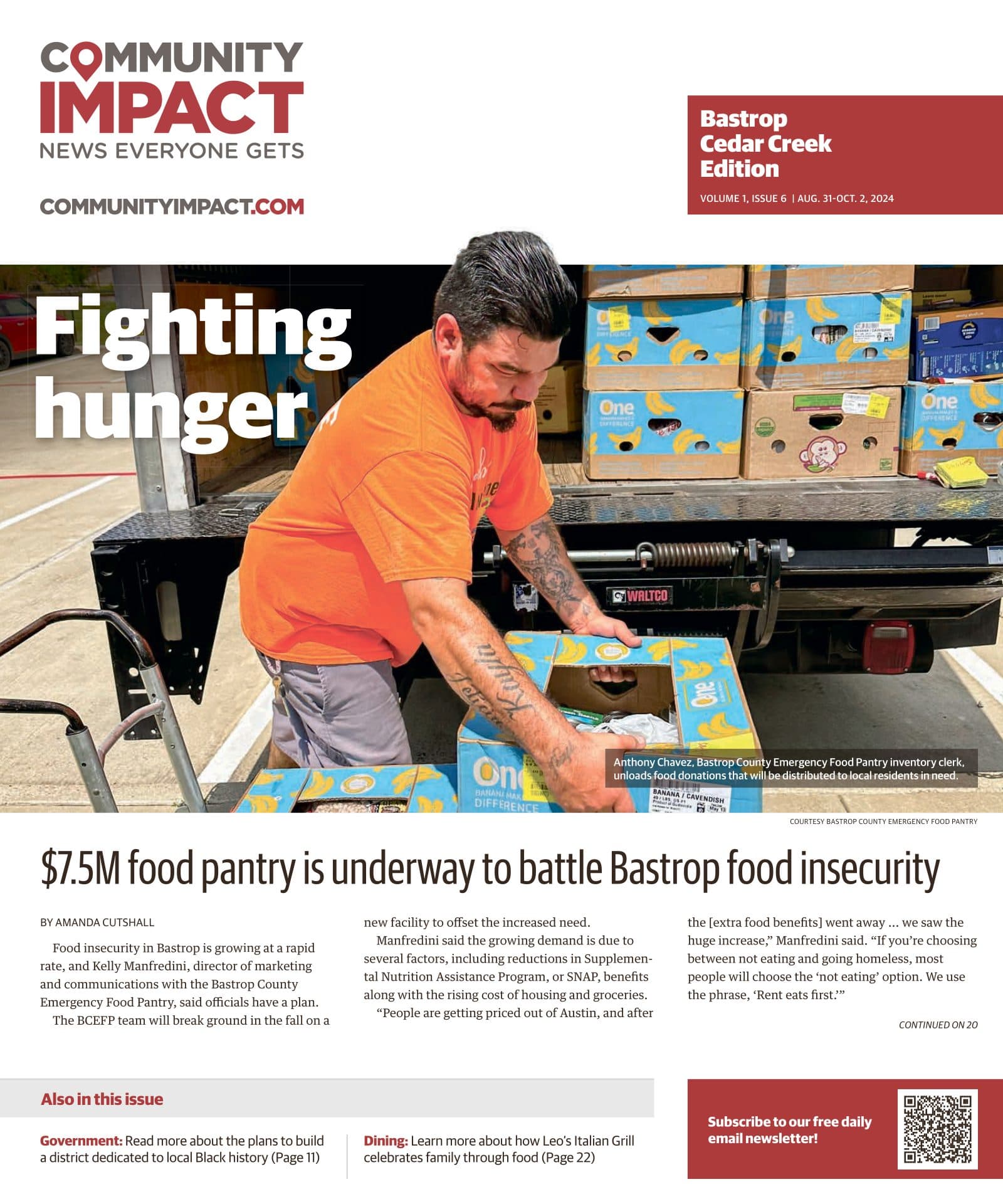 Bastrop - Cedar Creek cover — August 2024
