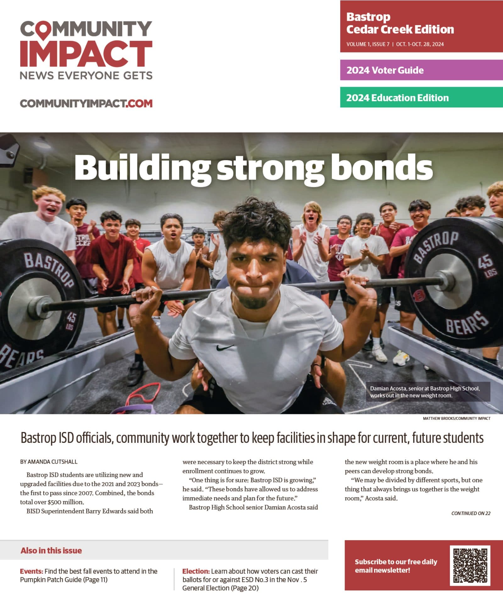 Bastrop - Cedar Creek cover — September 2024