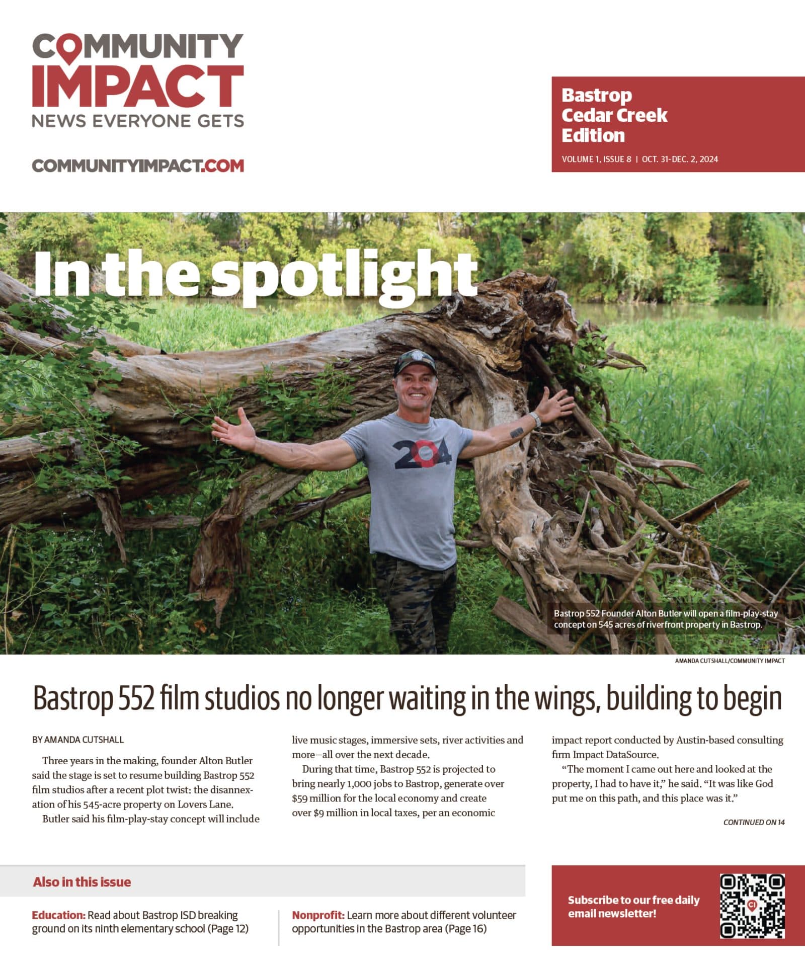 Bastrop - Cedar Creek cover — October 2024