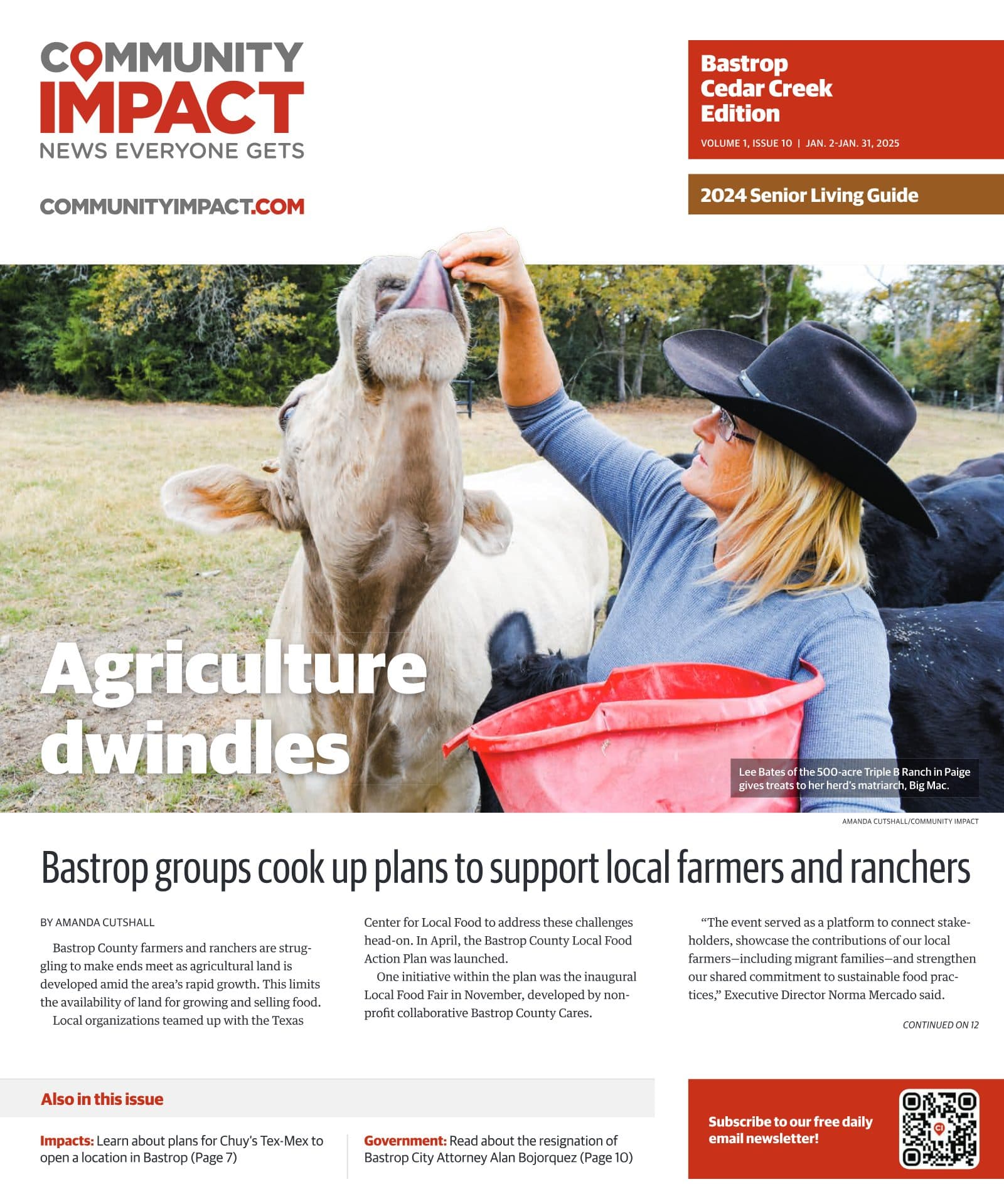 Bastrop - Cedar Creek cover — December 2024