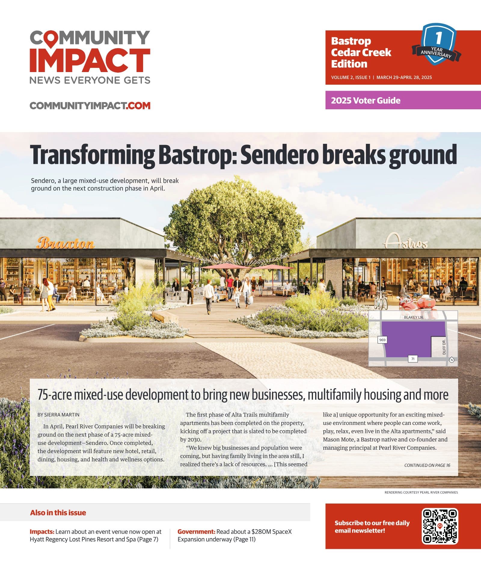Bastrop - Cedar Creek cover — March 2025