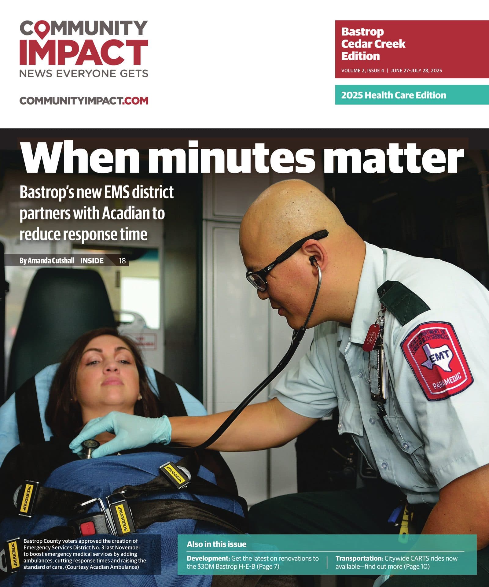 Bastrop - Cedar Creek cover — June 2025