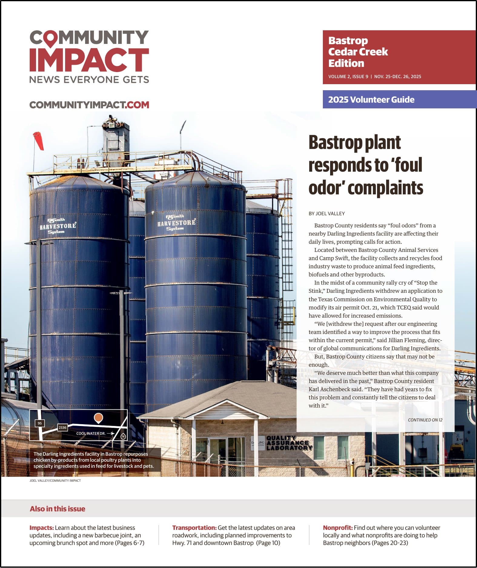 Bastrop - Cedar Creek cover — November 2025