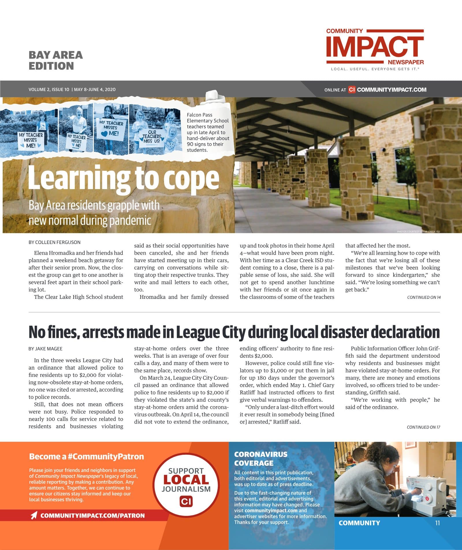 Bay Area cover — May 2020