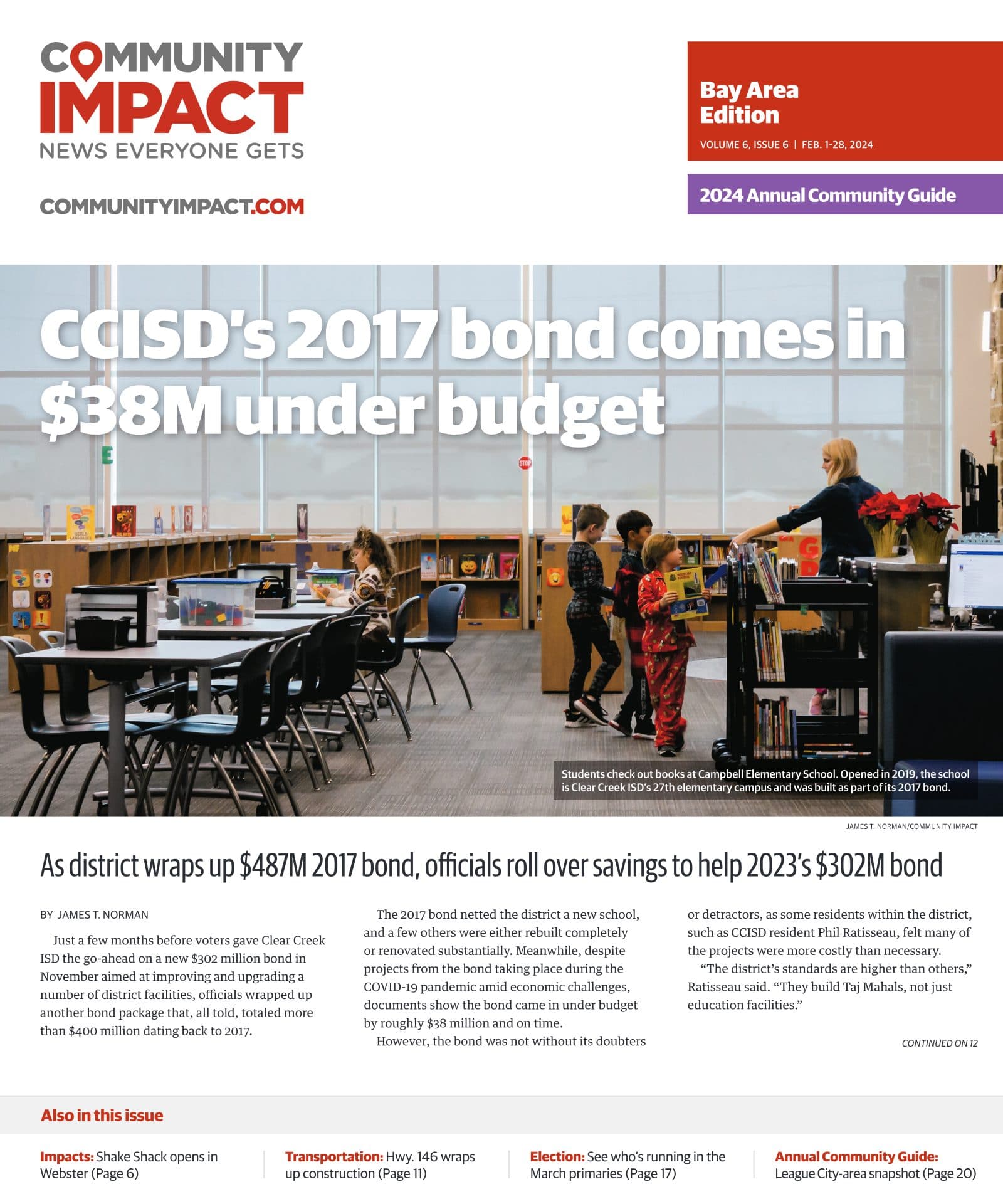 Bay Area cover — January 2024