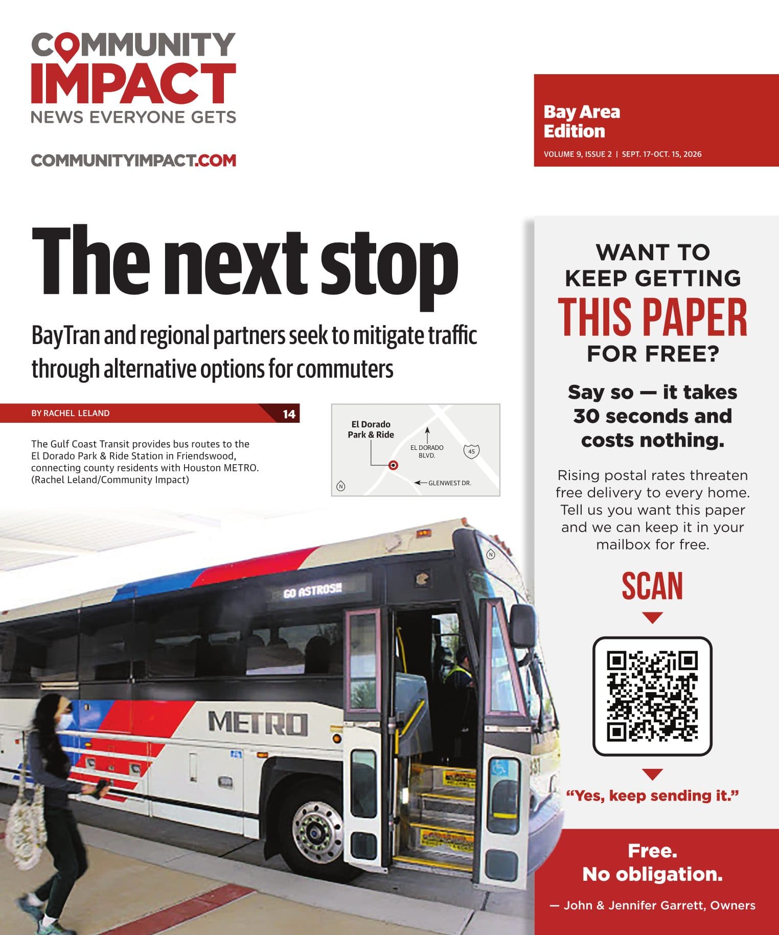 Bay Area cover — September 2026