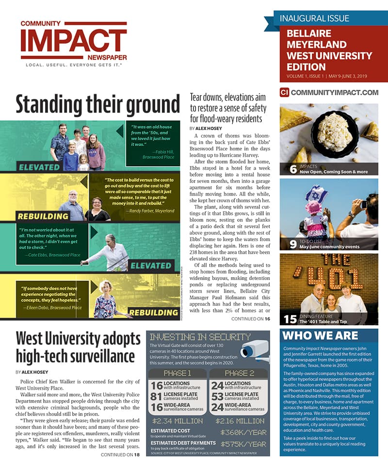 Bellaire - Meyerland - West University cover — May 2019