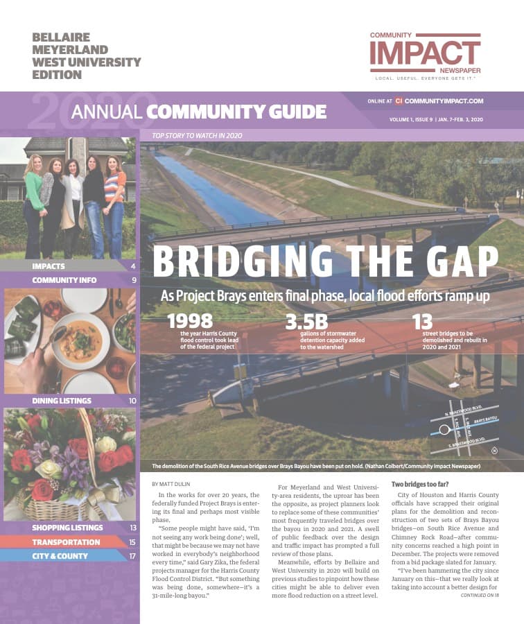 Bellaire - Meyerland - West University cover — January 2020