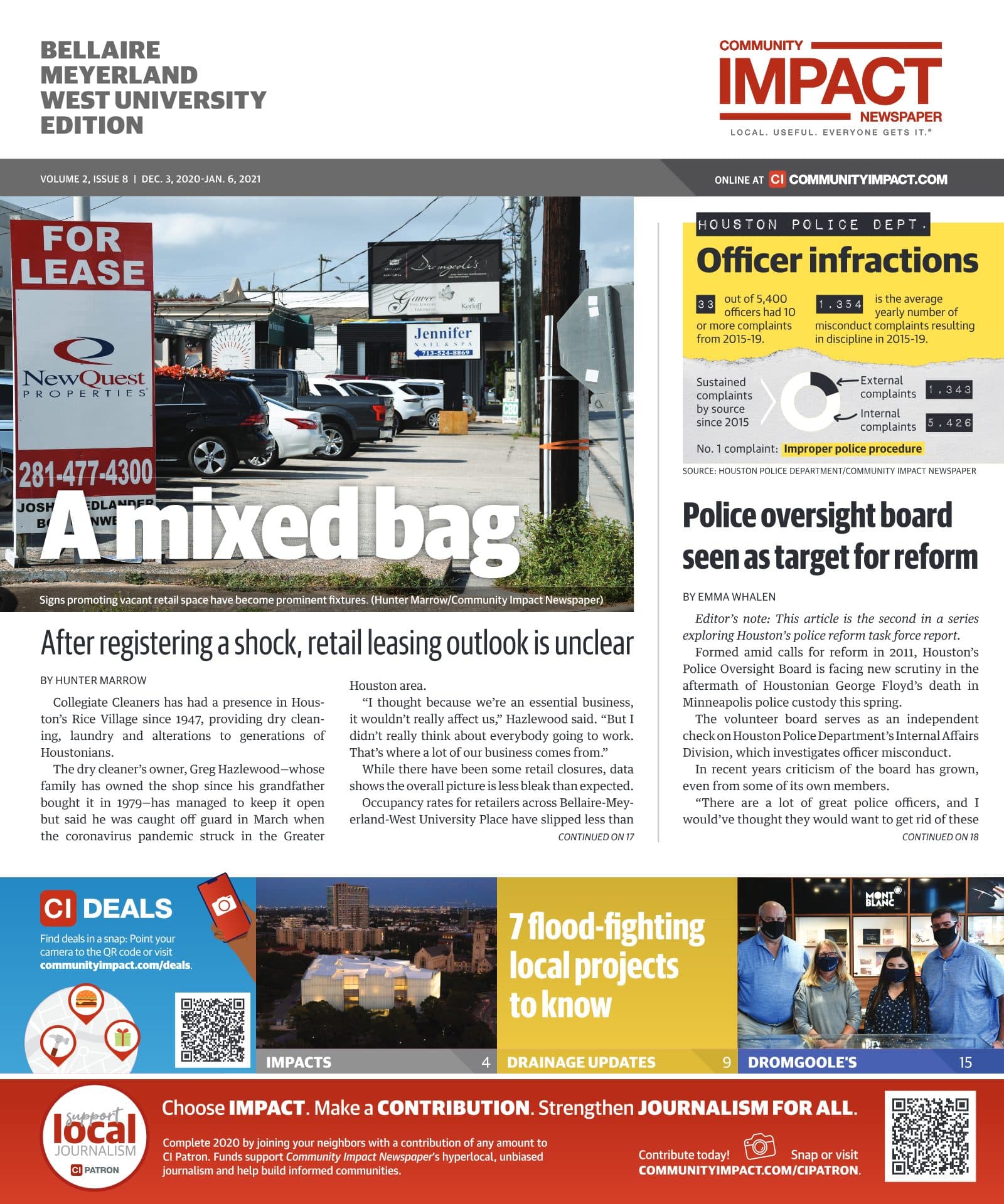 Bellaire - Meyerland - West University cover — December 2020