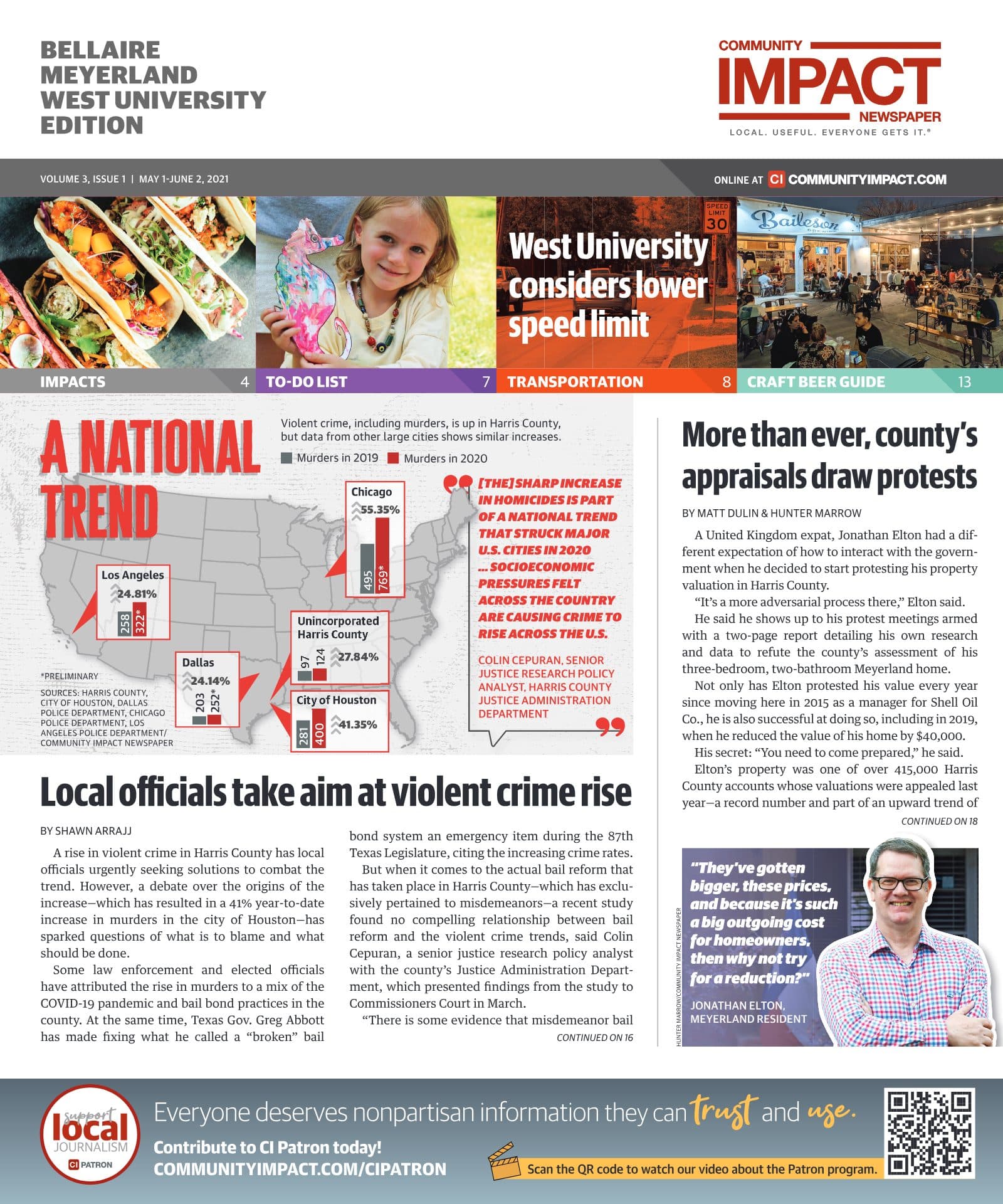Bellaire - Meyerland - West University cover — May 2021